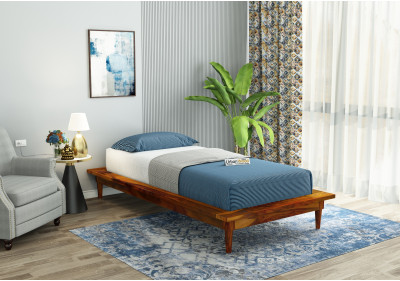 Buy Single Wooden Cot Bed Discounted Price in India Urbanwood